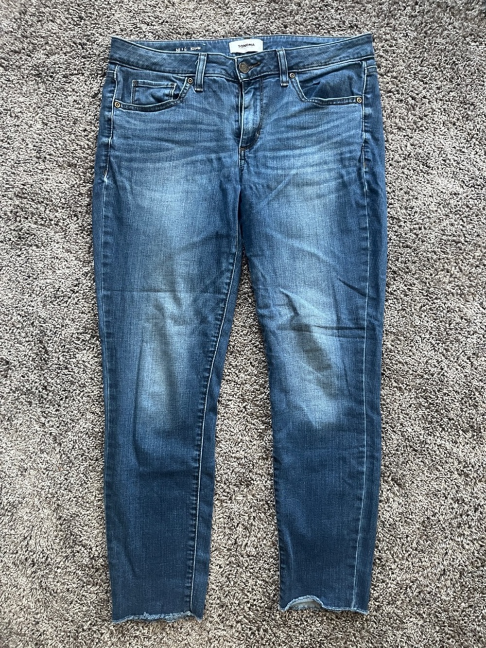 Sonoma Women's Skinny Jeans in Blue Denim